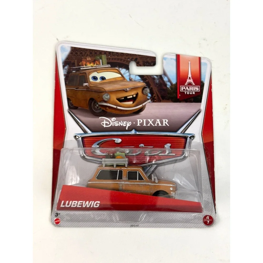 Disney Pixar Cars Lubewig Paris Tour Mattel 1 55 Diecast New Sealed